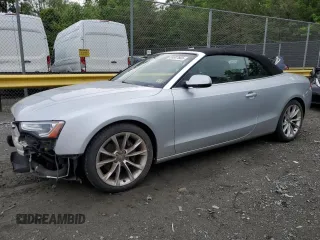 2013 Audi A5 Premium Plus z VIN WAULFAFH5DN006431, wystawiony jako Copart lot #55587605 z przebiegiem 105 472 mil mil oraz Szkoda całkowita • Salvage title. Historia ofert i sprzedaży dostępna na DreamBid. Obrazek 1.