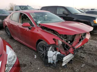 2021 Toyota Camry SE Nightshade with VIN 4T1G11AK9MU467168, listed as a Copart auction lot 79704324 with 0 mi miles and Salvage Title. Bid and sale history available at carsss.com. Image 4.