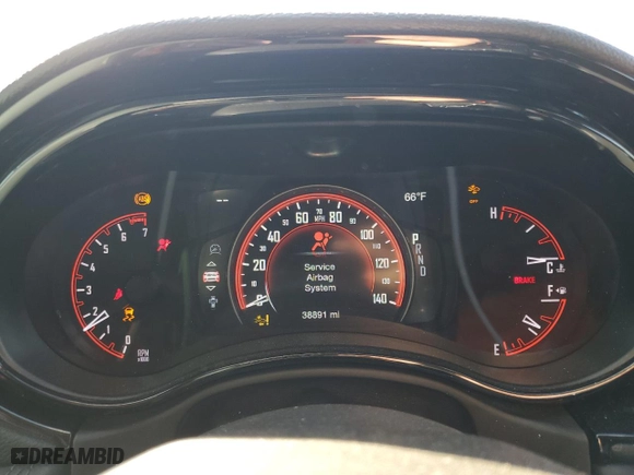 2022 Dodge Durango GT with VIN 1C4RDJDG5NC136610, listed as a Copart auction lot 83856034 with 38,891 mi miles and Salvage Title. Bid and sale history available at carsss.com. Image 9.