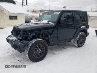 2024 Jeep Wrangler Sport with VIN 1C4PJXAN2RW113439, listed as a Copart auction lot 42213765 with 22,735 mi miles and Salvage title. Bid and sale history available at DreamBid. Image 1.