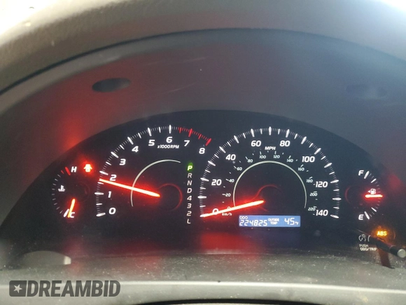 2009 Toyota Camry with VIN 4T4BE46K99R074079, listed as a Copart auction lot 48084905 with 224,825 mi miles and Salvage Title. Bid and sale history available at DreamBid. Image 9.