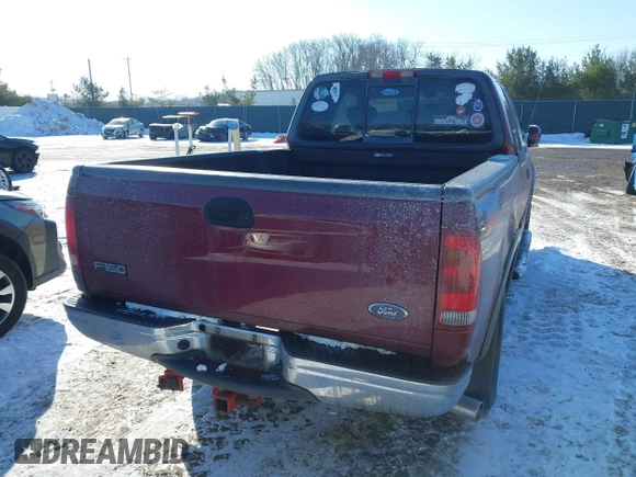2003 Ford F-150 XL with VIN 1FTRX18L33NB00026, listed as a IAAI auction lot 41608554 with 161,877 mi miles. Bid and sale history available at carsss.com. Image 4.