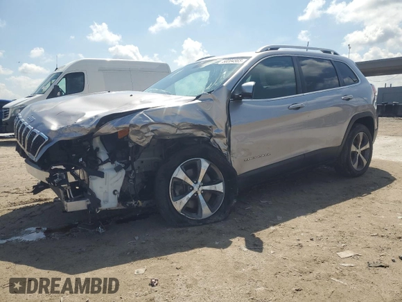 2020 Jeep Cherokee Limited with VIN 1C4PJLDB9LD581732, listed as a Copart auction lot 50204565 with 41,561 mi miles and Non repairable. Bid and sale history available at DreamBid. Image 1.