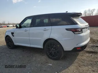 2016 Land Rover Range Rover Sport SVR z VIN SALWZ2EF9GA586204, wystawiony jako Copart lot #49633635 z przebiegiem 86 019 mil mil oraz Szkoda całkowita • Salvage title. Historia ofert i sprzedaży dostępna na DreamBid. Obrazek 2.