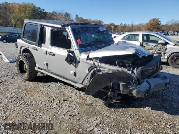 2019 Jeep Wrangler Unlimited Sport Altitude with VIN 1C4HJXDG2KW526792, listed as a Copart auction lot 81760724 with Not provided miles and Salvage title. Bid and sale history available at DreamBid. Image 4.