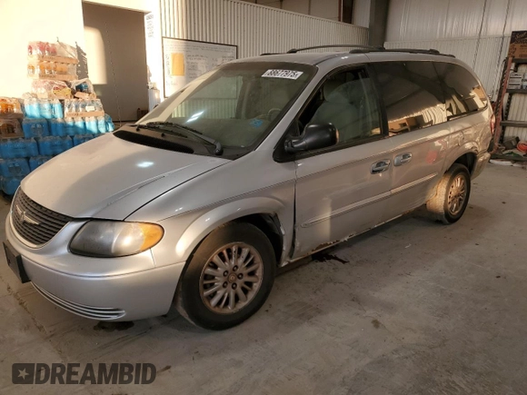 2003 Chrysler Town & Country EX with VIN 2C8GP74L43R106709, listed as a Copart auction lot 88677975 with 222,154 mi miles and Salvage Title. Bid and sale history available at carsss.com. Image 1.