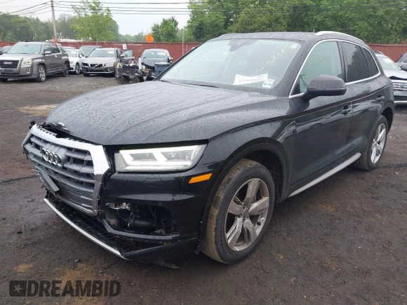 2019 Audi Q5 Premium Plus with VIN WA1BNAFY0K2079460, listed as a IAAI auction lot 42468889 with 89,306 mi miles and . Bid and sale history available at DreamBid. Image 19.