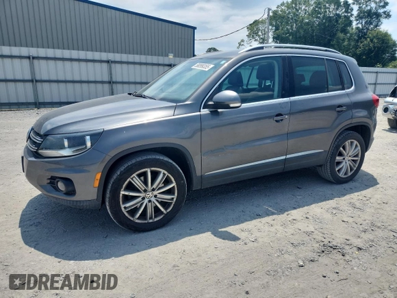 2013 Volkswagen Tiguan SE with VIN WVGBV7AX8DW011356, listed as a Copart auction lot 58099355 with 99,513 mi miles and Salvage title. Bid and sale history available at DreamBid. Image 1.