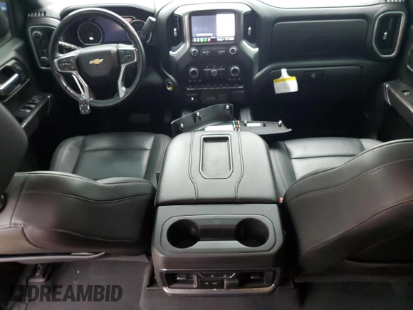 2021 Chevrolet Silverado 1500 LTZ with VIN 3GCUYGED0MG346971, listed as a Copart auction lot 51762875 with Not Provided miles and Salvage Title. Bid and sale history available at DreamBid. Image 8.