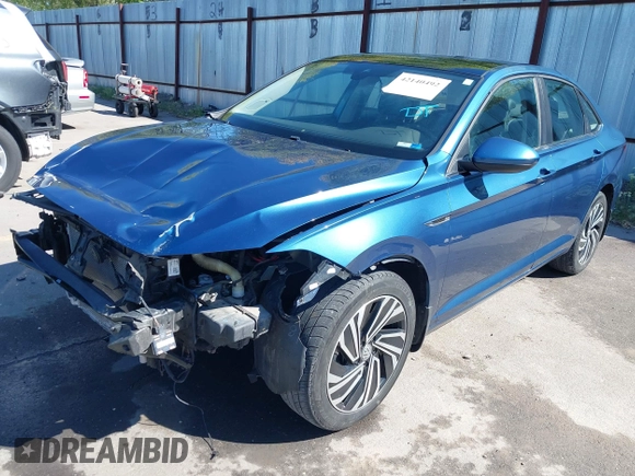 2021 Volkswagen Jetta SEL with VIN 3VWE57BUXMM050386, listed as a IAAI auction lot 42140492 with 74,477 mi miles and . Bid and sale history available at DreamBid. Image 18.