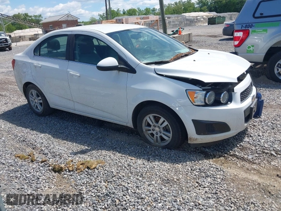 2015 Chevrolet Sonic LT with VIN 1G1JC5SH2F4140332, listed as a IAAI auction lot 42197626 with 105,850 mi miles and . Bid and sale history available at DreamBid. Image 1.