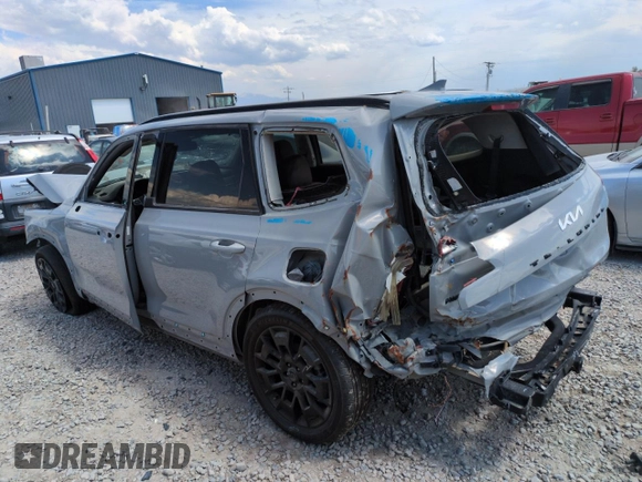 2022 Kia Telluride SX with VIN 5XYP5DHC5NG223447, listed as a Copart auction lot 62501315 with Not provided miles and Salvage title. Bid and sale history available at DreamBid. Image 2.