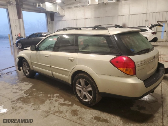 2006 Subaru Legacy Wagon Outback 3.0 R L.L. Bean with VIN 4S4BP86C064360662, listed as a Copart auction lot 86131994 with 0 mi miles and Non Repairable. Bid and sale history available at carsss.com. Image 2.