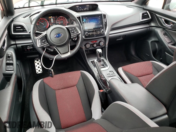 2022 Subaru Impreza Special Sports with VIN 4S3GTAM6XN3708272, listed as a Copart auction lot 48568345 with 38,420 mi miles and Salvage title. Bid and sale history available at DreamBid. Image 8.
