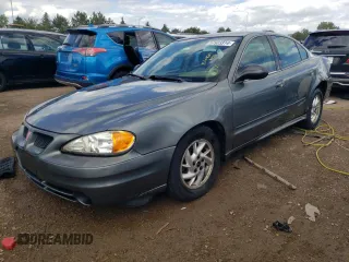 2004 Pontiac Grand Am SE with VIN 1G2NE52F84M645469, listed as a Copart auction lot 57923314 with 158,769 mi miles and Salvage Title. Bid and sale history available at carsss.com. Image 1.