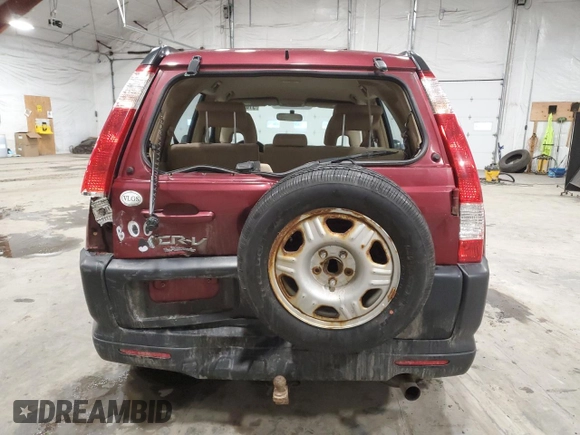 2006 Honda CR-V LX with VIN SHSRD78536U413862, listed as a Copart auction lot 51075305 with 111,795 mi miles and Salvage Title. Bid and sale history available at carsss.com. Image 6.