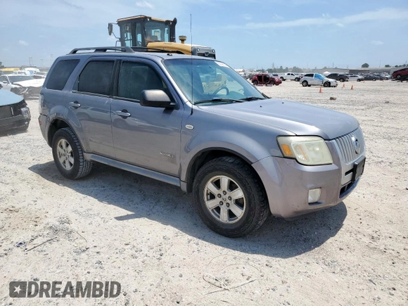 2008 Mercury Mariner с VIN 4M2CU81168KJ12240, выставлен на аукционе Copart как лот 57381845 с пробегом 184 119 миль миль и Списание • Salvage title. История ставок и продаж доступна на DreamBid. Изображение 4.