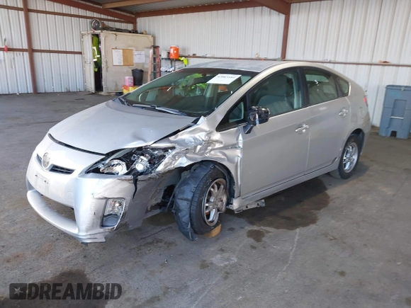 2010 Toyota Prius II with VIN JTDKN3DU5A1310245, listed as a IAAI auction lot 42003184 with 115,217 mi miles. Bid and sale history available at carsss.com. Image 6.