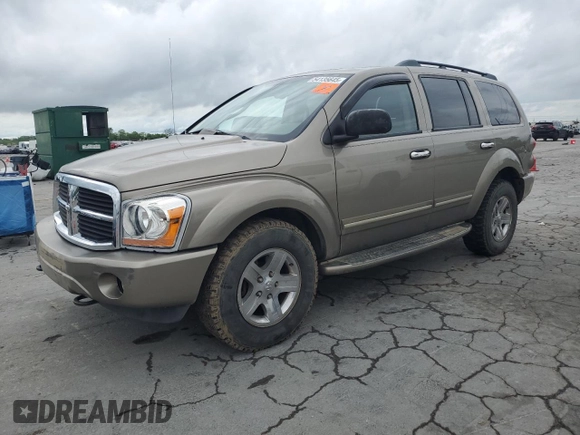 2004 Dodge Durango Limited with VIN 1D8HB58D34F145636, listed as a Copart auction lot 54135645 with 208,139 mi miles and Clean title. Bid and sale history available at DreamBid. Image 1.