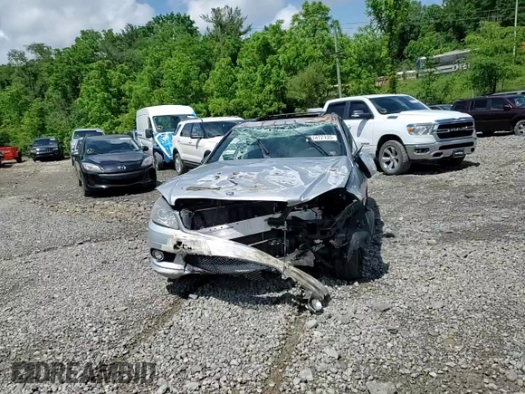 2009 Mercedes-Benz C 300 Sport with VIN WDDGF81X39R071490, listed as a Copart auction lot 61477135 with 138,068 mi miles and Salvage title. Bid and sale history available at DreamBid. Image 13.