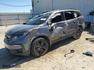 2021 Honda Pilot Special Edition with VIN 5FNYF5H2XMB039481, listed as a Copart auction lot 47321425 with 55523 miles and Non Repairable. Bid and sale history available at carsss.com. Image 1.
