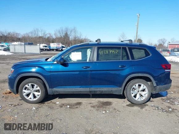 2018 Volkswagen Atlas SE with VIN 1V2DP2CA6JC592774, listed as a IAAI auction lot 41389952 with 58,546 mi miles and . Bid and sale history available at DreamBid. Image 14.
