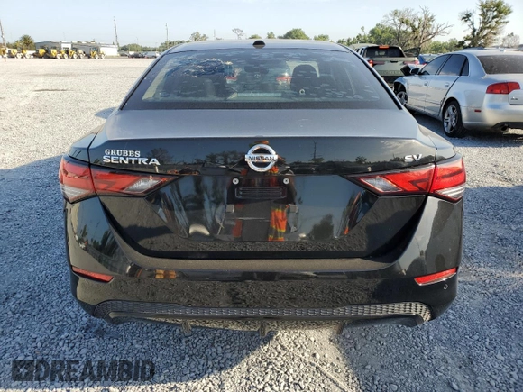 2020 Nissan Sentra SV with VIN 3N1AB8CV0LY221101, listed as a Copart auction lot 55604475 with 94,348 mi miles and Clean Title. Bid and sale history available at carsss.com. Image 6.