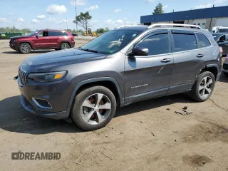 2019 Jeep Cherokee Limited z VIN 1C4PJMDN8KD212200, wystawiony jako Copart lot #59938735 z przebiegiem 94 699 mil mil oraz Czysty tytuł • Clean title. Historia ofert i sprzedaży dostępna na DreamBid. Obrazek 1.