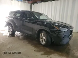 2021 Toyota Highlander L with VIN 5TDZZRAH8MS521752, listed as a Copart auction lot 86486854 with 77,367 mi miles and Clean title. Bid and sale history available at DreamBid. Image 4.