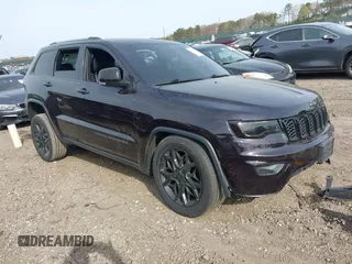 2021 Jeep Grand Cherokee 80th Anniversary with VIN 1C4RJFBG1MC600239, listed as a IAAI auction lot 42103490 with 47,005 mi miles and . Bid and sale history available at DreamBid. Image 1.