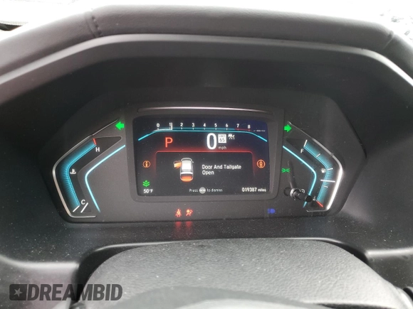 2023 Honda Odyssey Touring with VIN 5FNRL6H85PB063280, listed as a Copart auction lot 46309635 with 19,387 mi miles and Salvage Title. Bid and sale history available at DreamBid. Image 9.