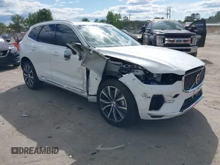 2022 Volvo XC60 Inscription Expression z VIN YV4H60DZ8N1033952, wystawiony jako IAAI lot #42281183 z przebiegiem 48 733 mil mil oraz . Historia ofert i sprzedaży dostępna na DreamBid. Obrazek 1.