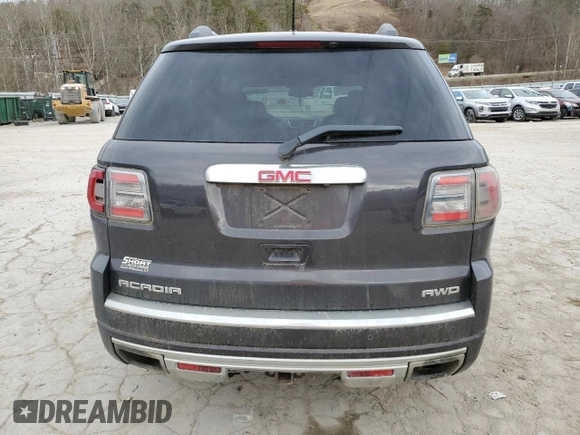 2013 GMC Acadia Denali with VIN 1GKKVTKD3DJ244645, listed as a Copart auction lot 47375925 with 176,554 mi miles and Salvage Title. Bid and sale history available at carsss.com. Image 6.