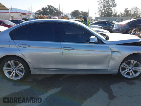 2016 BMW 3 Series 328i with VIN WBA8E9G51GNT43467, listed as a IAAI auction lot 41963657 with 89,387 mi miles. Bid and sale history available at carsss.com. Image 13.