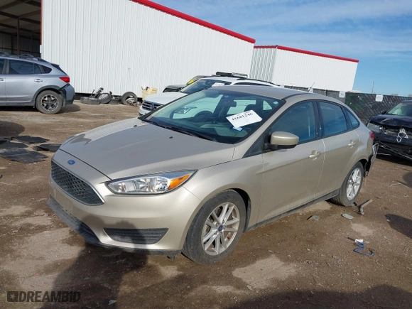 2018 Ford Focus SE with VIN 1FADP3F26JL311123, listed as a IAAI auction lot 41681246 with 44,413 mi miles. Bid and sale history available at carsss.com. Image 16.