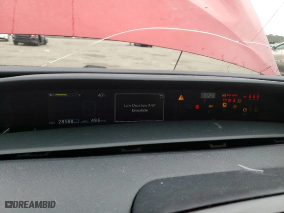 2019 Toyota Prius LE with VIN JTDL9RFU9K3003434, listed as a Copart auction lot 39912673 with 28,588 mi miles. Bid and sale history available at carsss.com. Image 9.