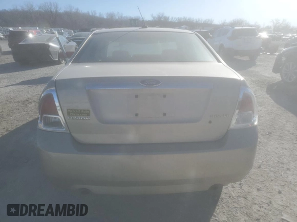 2007 Ford Fusion SEL with VIN 3FAHP081X7R158194, listed as a Copart auction lot 43157255 with 0 mi miles and Salvage Title. Bid and sale history available at carsss.com. Image 6.