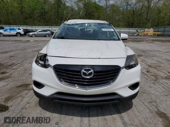 2013 Mazda CX-9 Sport with VIN JM3TB3BV2D0418025, listed as a Copart auction lot 55466635 with 91,402 mi miles and Salvage title. Bid and sale history available at DreamBid. Image 5.
