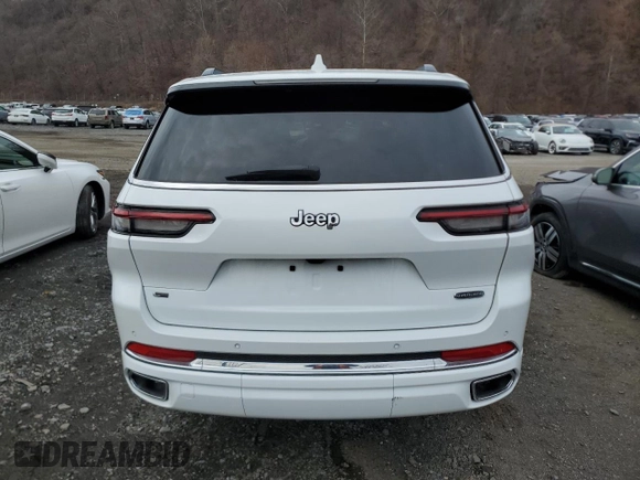 2022 Jeep Grand Cherokee Overland z VIN 1C4RJJDG7N8548443, wystawiony jako Copart lot #84239294 z przebiegiem 19 092 mil mil oraz Nie do naprawy • Non repairable. Historia ofert i sprzedaży dostępna na DreamBid. Obrazek 6.