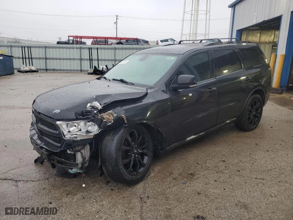 2012 Dodge Durango Crew with VIN 1C4RDJDG9CC266970, listed as a Copart auction lot 43527665 with 99,557 mi miles and Salvage Title. Bid and sale history available at carsss.com. Image 1.