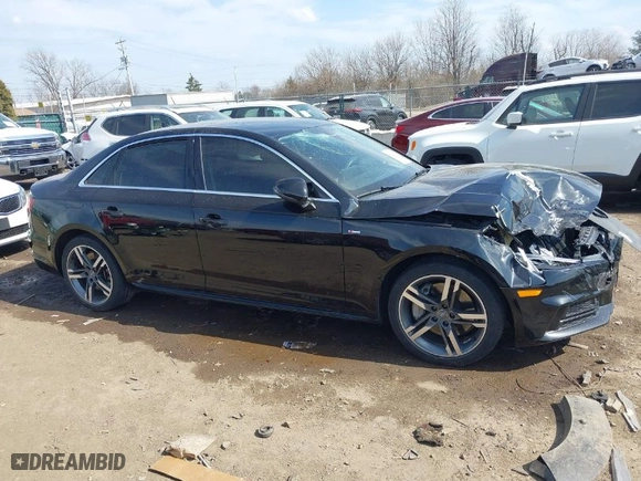 2018 Audi A4 Premium Plus with VIN WAUENAF45JN020317, listed as a IAAI auction lot 41804170 with 41,849 mi miles. Bid and sale history available at carsss.com. Image 13.