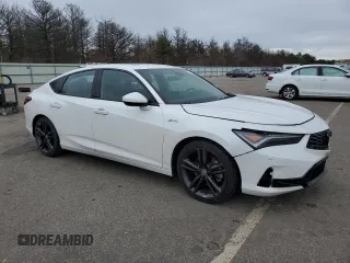 2023 Acura Integra w/A-Spec Package z VIN 19UDE4H37PA027307, wystawiony jako Copart lot #52646975 z przebiegiem 19 861 mil mil oraz Szkoda całkowita • Salvage title. Historia ofert i sprzedaży dostępna na DreamBid. Obrazek 4.