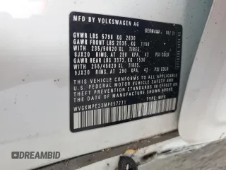 2021 Volkswagen ID.4 Pro S z VIN WVGKMPE23MP057771, wystawiony jako Copart lot #55903545 z przebiegiem 63 522 mil mil oraz Nie do naprawy • Non repairable. Historia ofert i sprzedaży dostępna na DreamBid. Obrazek 13.