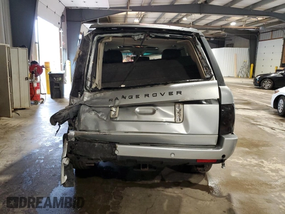 2006 Land Rover Range Rover HSE with VIN SALME15476A228139, listed as a Copart auction lot 56630495 with Not provided miles and Salvage title. Bid and sale history available at DreamBid. Image 6.