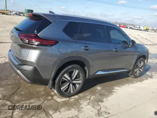2022 Nissan Rogue SL with VIN 5N1BT3CA0NC714119, listed as a Copart auction lot 86269184 with 35,615 mi miles and Salvage Title. Bid and sale history available at DreamBid. Image 3.