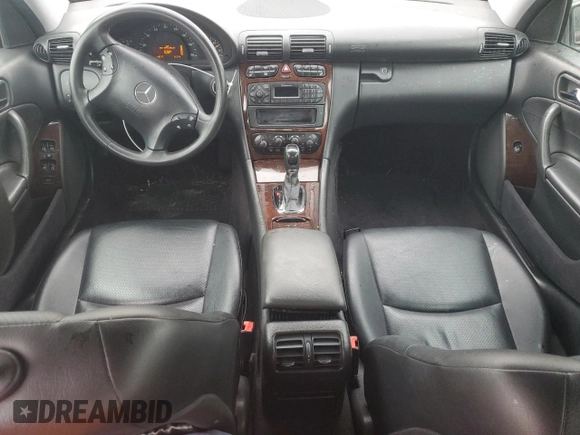 2003 Mercedes-Benz C 240 with VIN WDBRF61J03A443486, listed as a Copart auction lot 43896805 with 62,931 mi miles and Salvage Title. Bid and sale history available at carsss.com. Image 8.