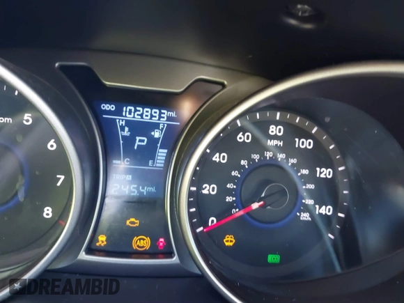 2016 Hyundai Veloster with VIN KMHTC6AD8GU302014, listed as a IAAI auction lot 41764406 with 102,893 mi miles. Bid and sale history available at carsss.com. Image 7.