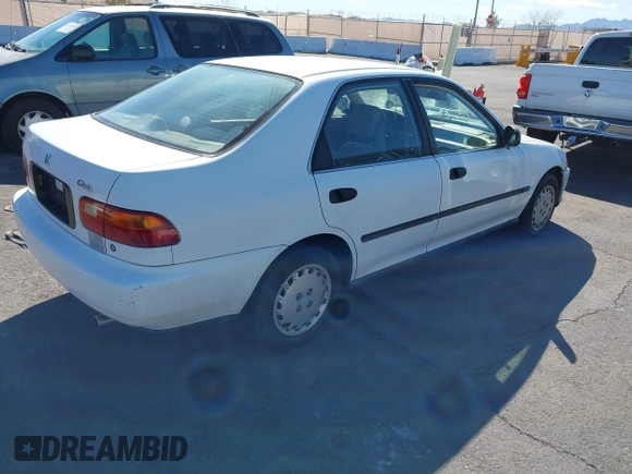 1995 Honda Civic LX z VIN JHMEG8658SS020392, wystawiony jako IAAI lot #41831805 z przebiegiem 169 028 mil mil oraz . Historia ofert i sprzedaży dostępna na DreamBid. Obrazek 4.