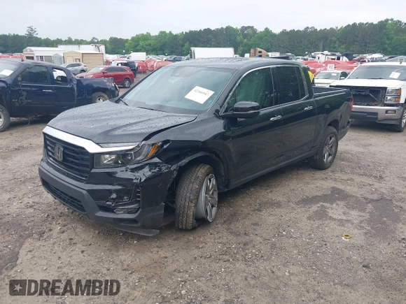 2023 Honda Ridgeline RTL-E with VIN 5FPYK3F77PB052828, listed as a IAAI auction lot 42366947 with 24,658 mi miles and . Bid and sale history available at DreamBid. Image 18.