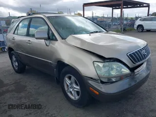 2003 Lexus RX 300 with VIN JTJHF10U430301527, listed as a IAAI auction lot 41775569 with 121,736 mi miles. Bid and sale history available at carsss.com. Image 1.